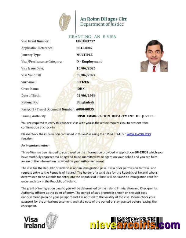 Ireland e-visa